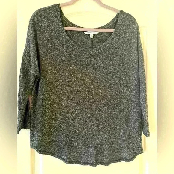 American eagle Gray Pullover Crew Neck 3/4 Sleeves Women’s size medium - Picture 1 of 6
